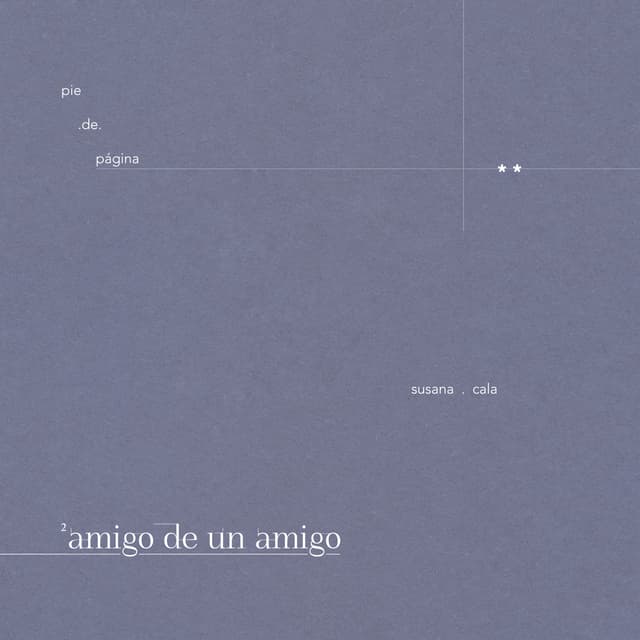 Album cover art for Amigo de un Amigo