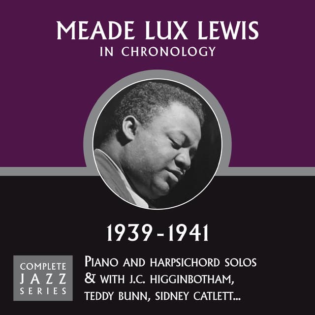 Album cover art for The Chronological Meade Lux Lewis 1939-1941
