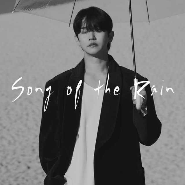 Album cover art for 비의 노래 (The Song of Rain)