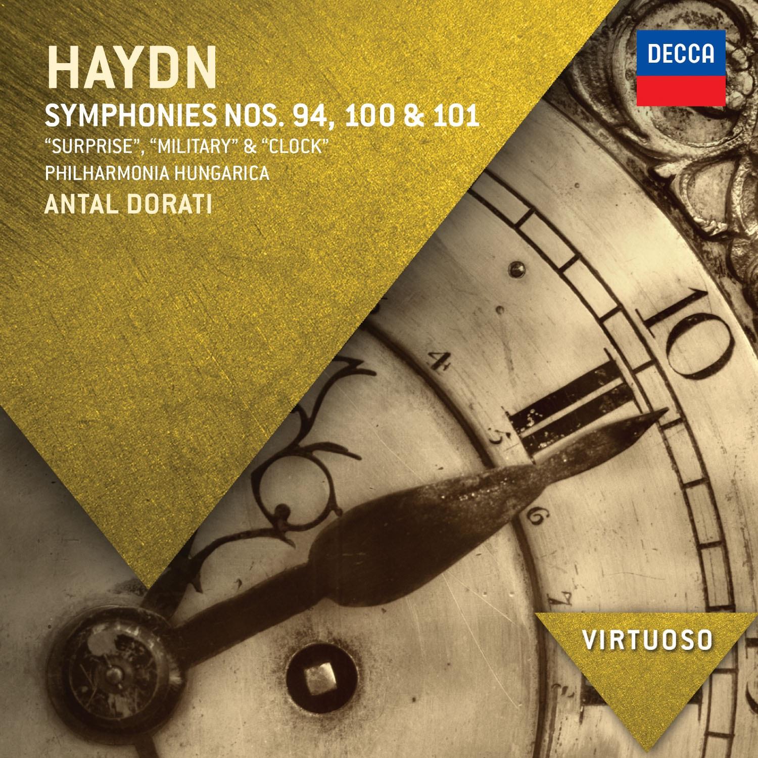 Haydn: Symphonies Nos.94, 100 & 101 - "surprise", "military" & "clock"