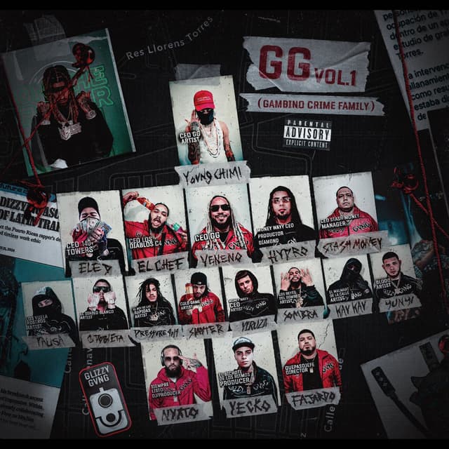 Album cover art for GG, VOL. 1 (GAMBINO CRIME FAMILY)