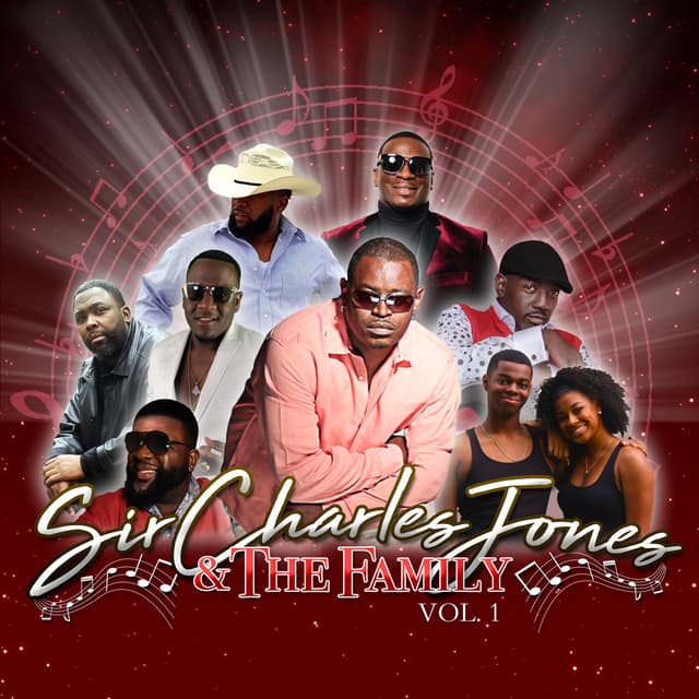Album cover art for Sir Charles Jones & the Family, Vol. 1