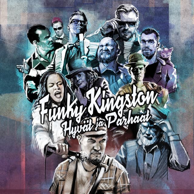 Album cover art for Hyvät ja parhaat