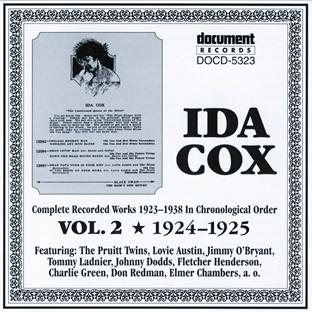 Album cover art for Ida Cox Vol. 2 1924-1925