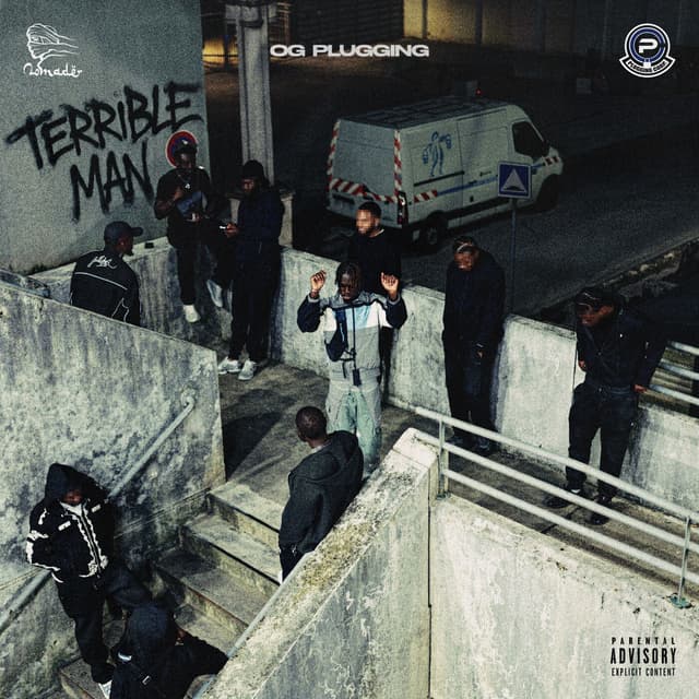 Album cover art for TERRIBLE MAN