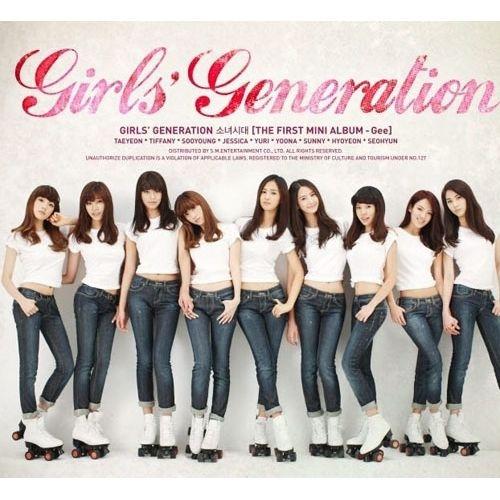 Album cover art for The First Mini Album 'Gee'