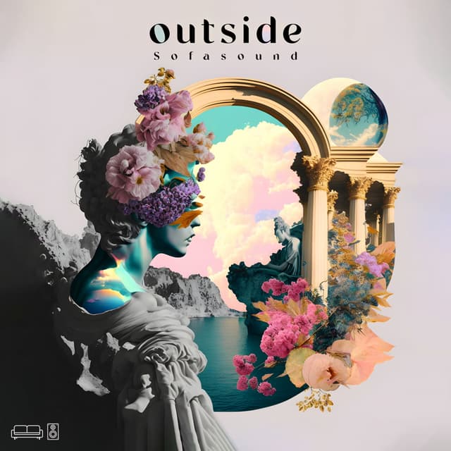 Album cover art for outside