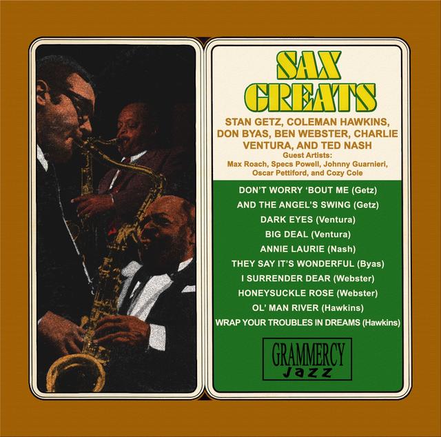 Album cover art for Sax Greats