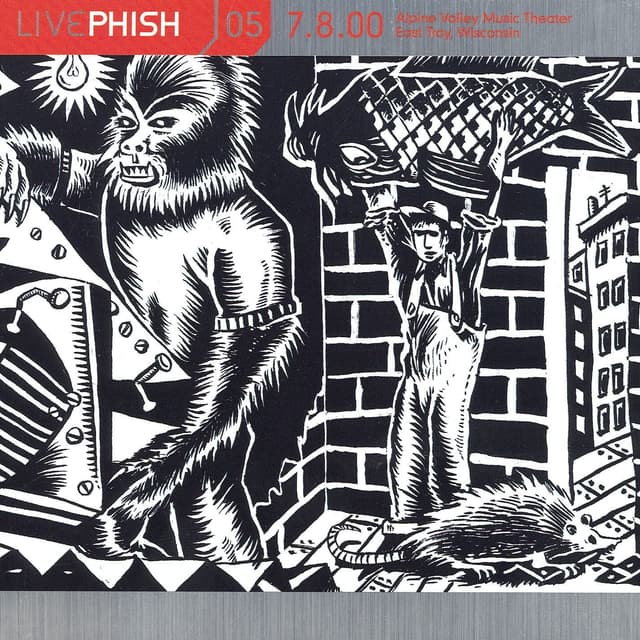 Album cover art for Live Phish, Vol. 5 7/8/00 (Alpine Valley Music Theater, East Troy, WI)