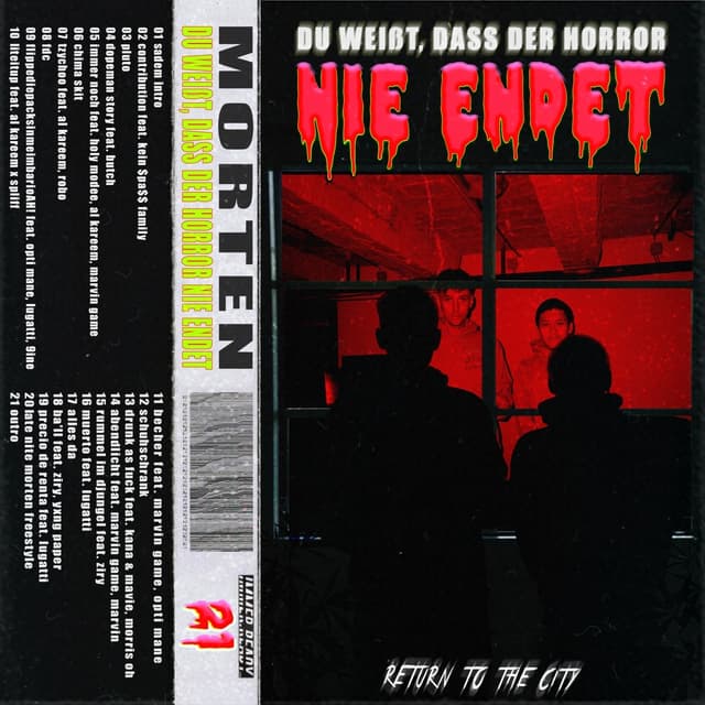 Album cover art for RETURN TO THE CiTY (Level 7 - du weißt, dass der horror nie endet)