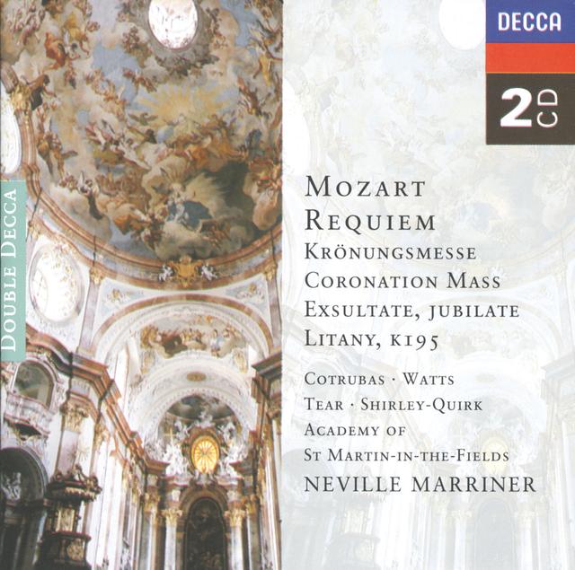 Album cover art for Mozart : Requiem - Coronation Mass