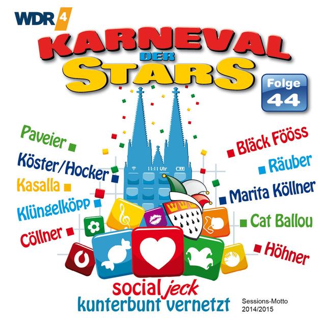 Album cover art for Karneval der Stars, Folge 44