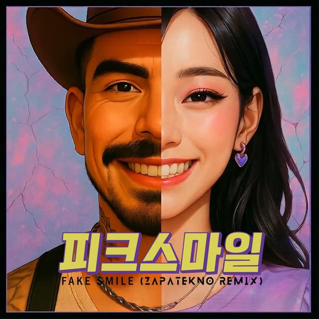 Album cover art for Fake Smile (Zapatekno Remix)