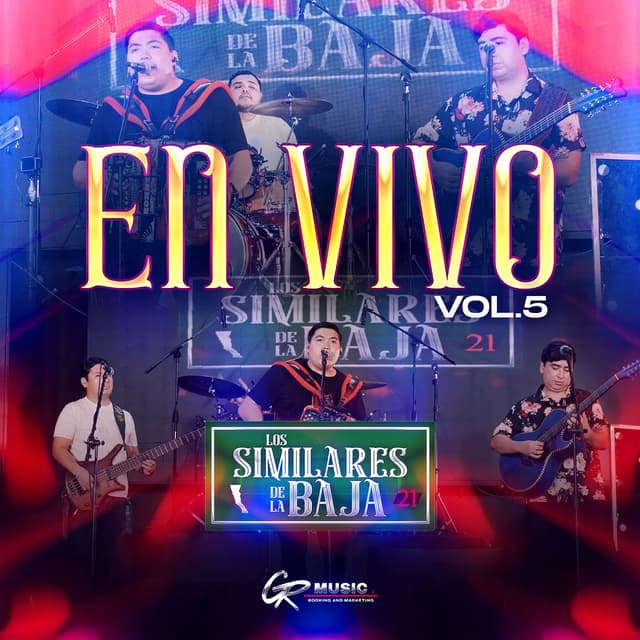 Album cover art for En Vivo, Vol. 5