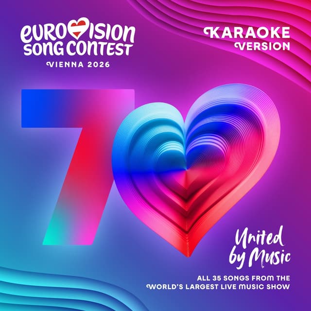 Album cover art for Eurovision Song Contest Vienna 2026 (Karaoke Version)
