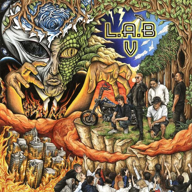 Album cover art for L.A.B V