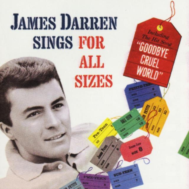 Album cover art for James Darren Sings for All Sizes