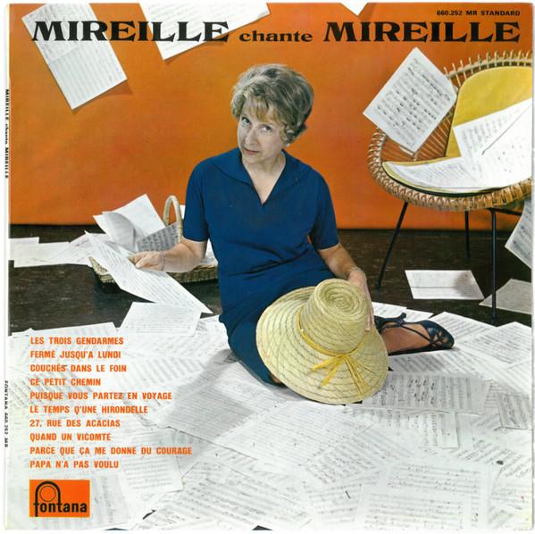 Album cover art for Mireille Chante Mireille