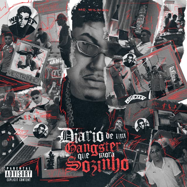 Album cover art for Diário de um Gângster Que Mora Sozinho