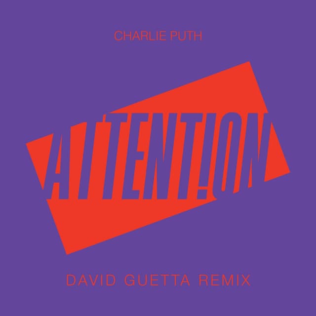 Album cover art for Attention