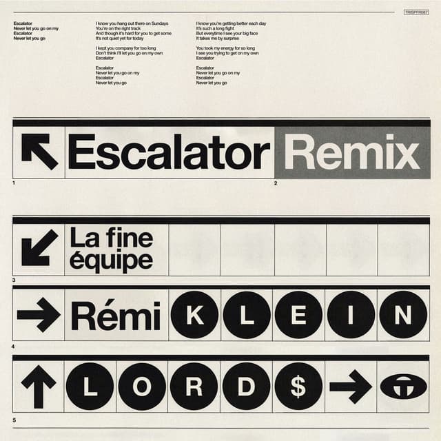 Album cover art for Escalator
