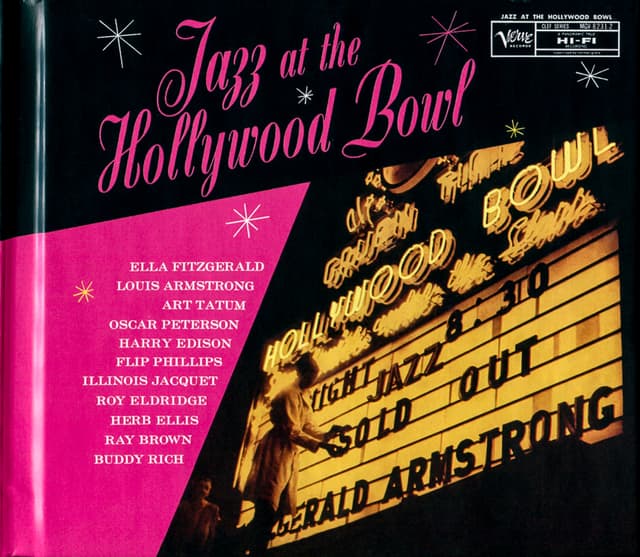 Album cover art for Jazz At The Hollywood Bowl