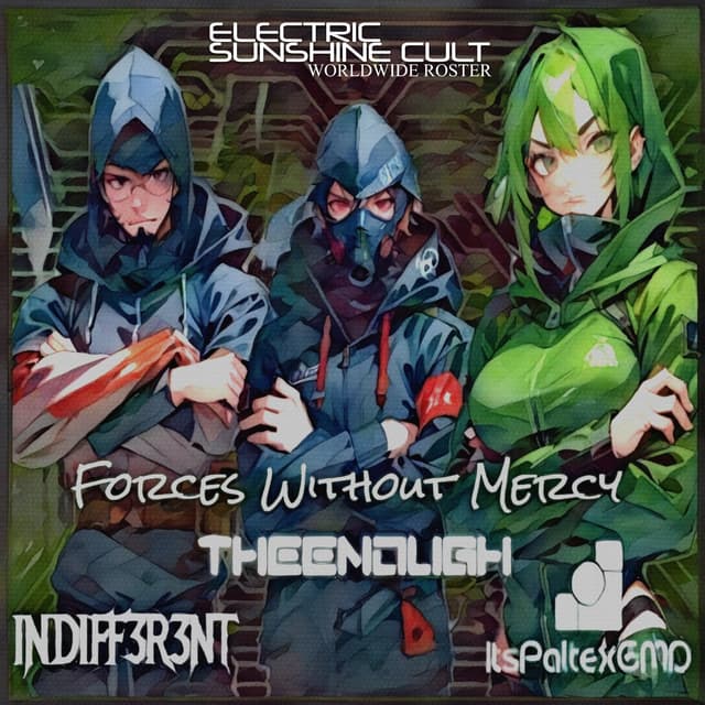 Album cover art for FORCES WITHOUT MERCY