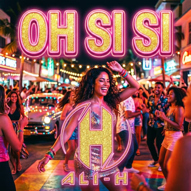 Album cover art for Oh si si