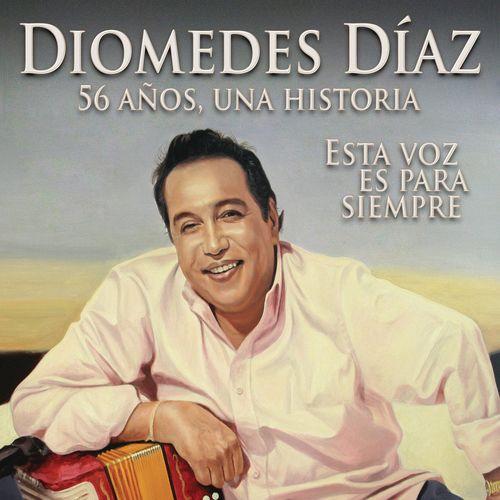 Album cover art for Diomedes Díaz - 56 Años, 56 Exitos, Una Historia