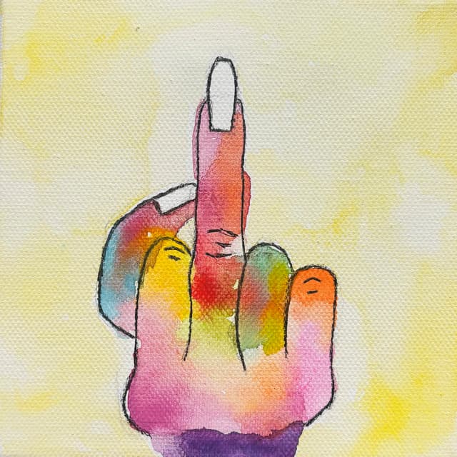 Album cover art for Me jode mucho más verte bien