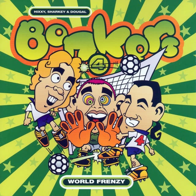 Album cover art for Bonkers 4 - World Frenzy
