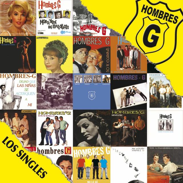 Album cover art for Los Singles 1985-2005