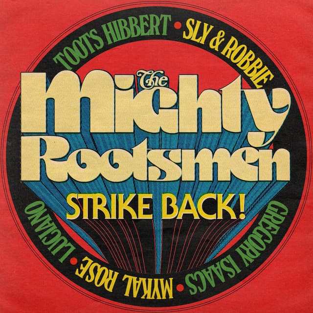Album cover art for The Mighty Rootsmen Strike Back