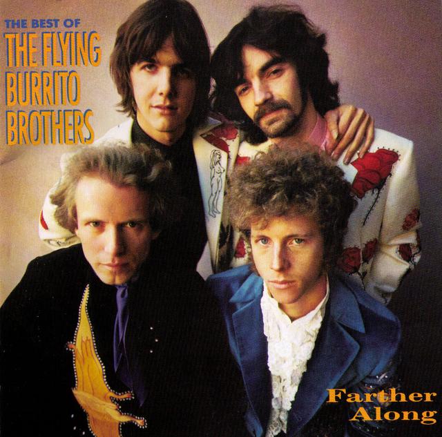 Album cover art for Farther Along: The Best of the Flying Burrito Brothers f