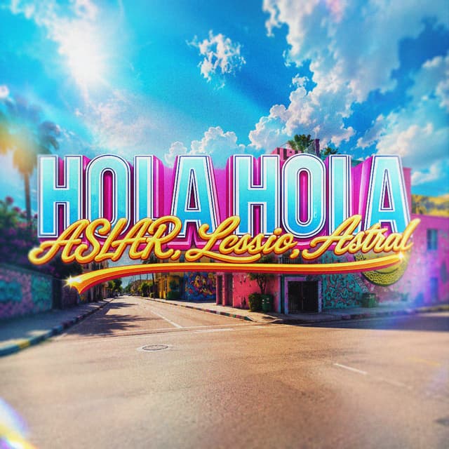Album cover art for hola hola