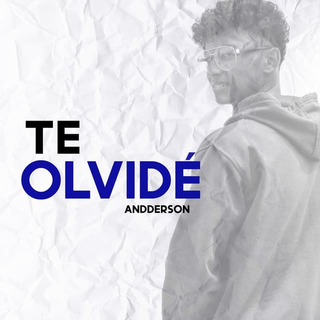 Album cover art for Te Olvidé