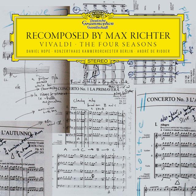 Album cover art for Recomposed by Max Richter: Vivaldi - The Four Seasons