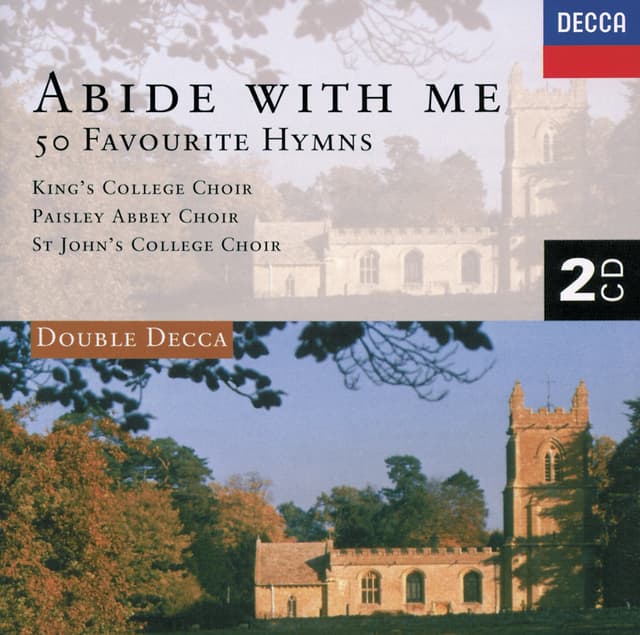 Album cover art for Abide With Me - 50 Favourite Hymns