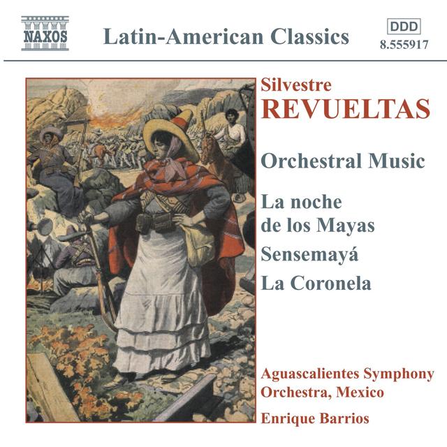 Album cover art for Orchestral Music: La noche de los mayas / Sensemayá / La Coronela