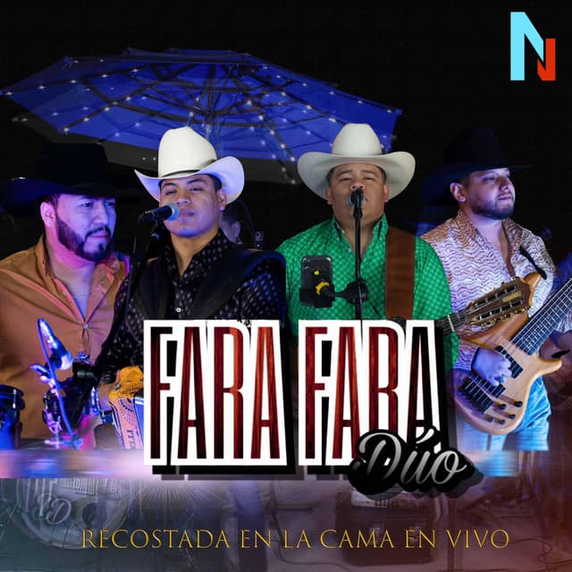 Album cover art for Recostada En La Cama (En Vivo)
