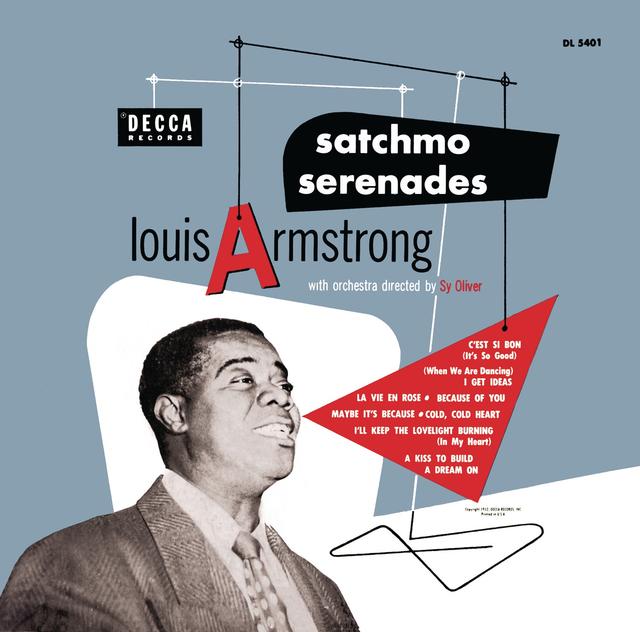 Album cover art for Satchmo Serenades