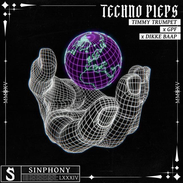 Album cover art for TECHNO PIEPS