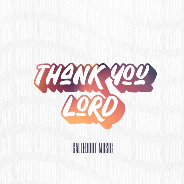 Album cover art for Thank You Lord