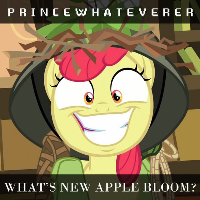 Album cover art for What's New Apple Bloom? (Parody)