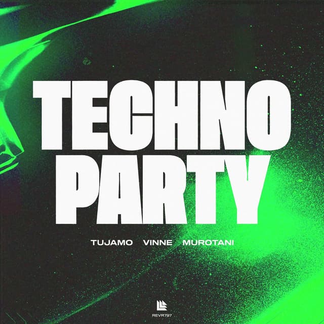 Album cover art for Techno Party