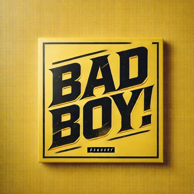 Album cover art for BAD BOY! (bitte cancelt mich)