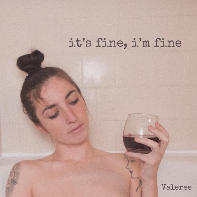 Album cover art for it's fine, i'm fine