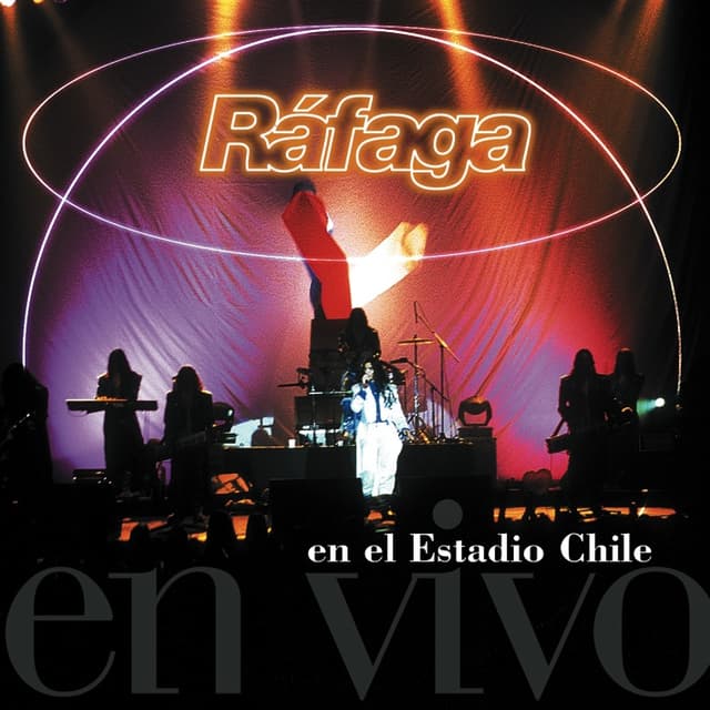 Album cover art for Ráfaga en Vivo en el Estadio Chile