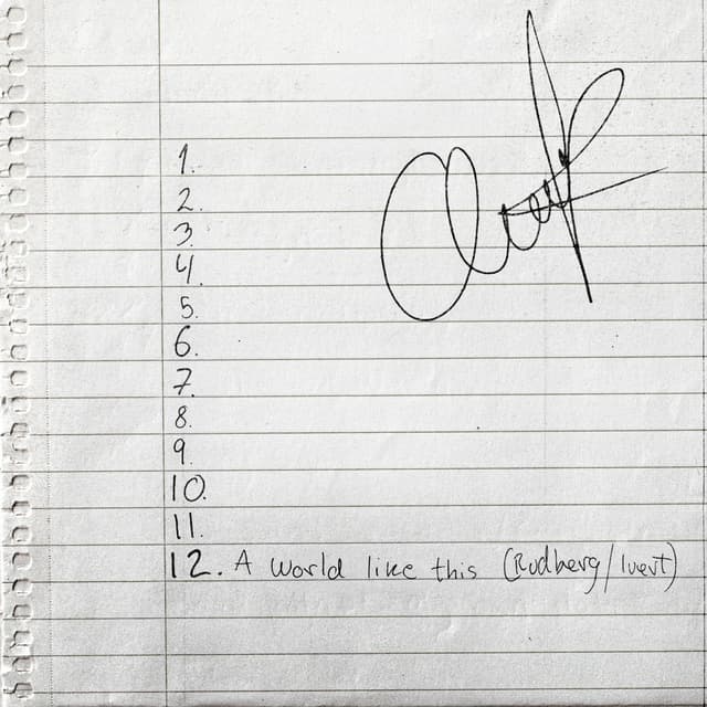 Album cover art for A World Like This - Single