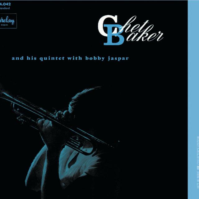 Album cover art for Chet Baker and His Quintet with Bobby Jaspar